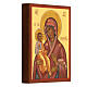Icône russe peinte Mère de Dieu aux trois mains 14x10 cm s2