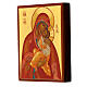 Virgin of Tenderness, painted Russian icon, 5.5x4 in s2