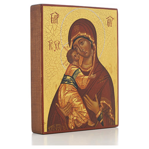 Ícone russo Nossa Senhora de Vladimir de Rublev 2