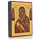 Icona russa Madonna di Vladimir con 2 santi s2