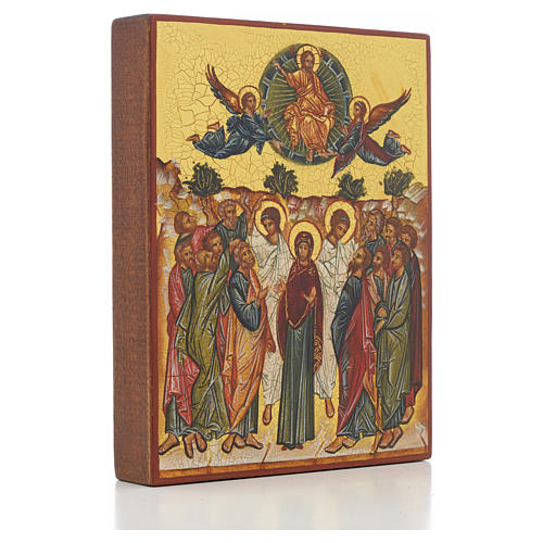 Russian icon, Assumption of Mary 14x11cm 2