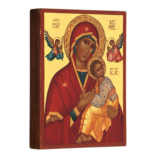Ícone russo Mãe de Deus da Paixão 14x10 cm 3