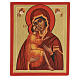 Icona russa Madonna di Belozersk 14x10 cm s1