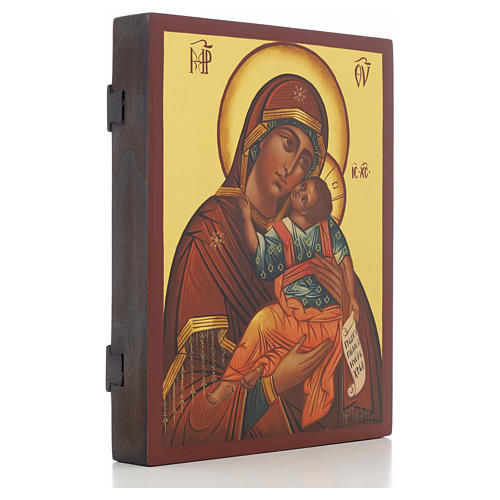 Icona russa Madonna Glycophilousa 21x17 cm 2