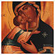 Icone Russe peinte Vierge de Vladimir 28x22 cm s2