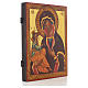Icona russa Madonna di Gerusalemme 28x22 cm s2
