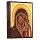 Icona russa Madonna di Kazan 14x10 cm dipinta s3
