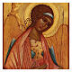 Ícone pintado à mão São Miguel Arcanjo 14x11 cm Rússia s2