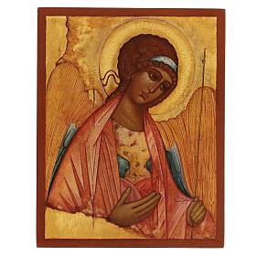 Russian icon, Saint Michael of Rublov 14x10 cm