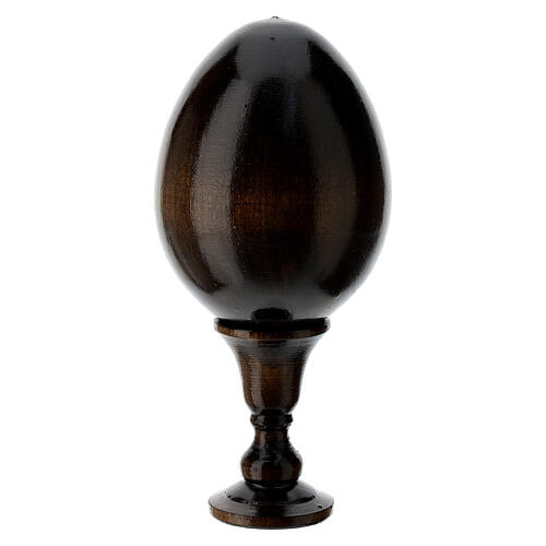 Uovo legno découpage russo Vladimirskaya h tot. 13 cm 4