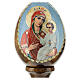 Uovo icona découpage Russia Vergine Liberatrice h tot. 13 cm s2