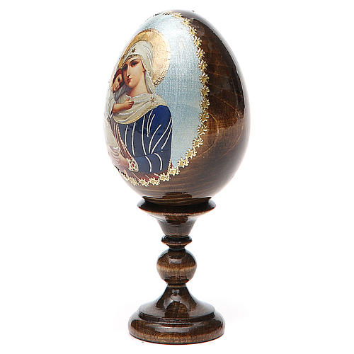 Russian Egg Protectrice of the Fallen découpage 13cm 2