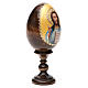 Russische Ei-Ikone, Christus Pantokrator, Decoupage, Gesamthöhe 13 cm s4