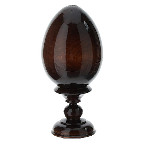 Uovo Russia Kazanskaya legno découpage h tot. 13 cm 5