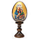 Russian Egg Our Lady of Perpetual Help découpage 13cm s1