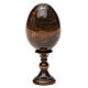 Huevo ruso de madera découpage Lourdes altura total 13 cm estilo imperial ruso s11