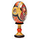 Russische Ei-Ikone, Gottesmutter von Kasan, russisch imperial-Stil, Gesamthöhe 13 cm s2