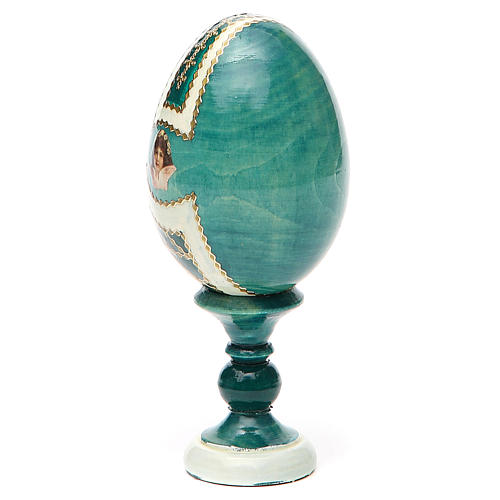 Russian Egg St. Nicholas découpage Russian Imperial style 13cm 11