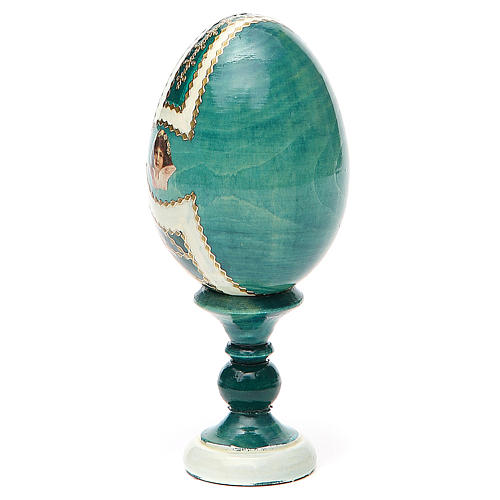 Russian Egg St. Nicholas découpage Russian Imperial style 13cm 3