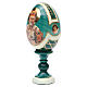 Russian Egg St. Nicholas découpage Russian Imperial style 13cm s10