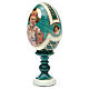 Russian Egg St. Nicholas découpage Russian Imperial style 13cm s2