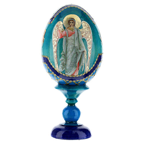Russian Egg Guardian Angel Russian Imperial style 13cm 1