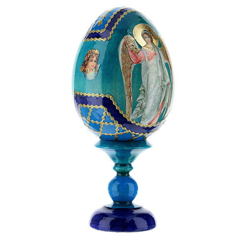 Russian Egg Guardian Angel Russian Imperial style 13cm 4