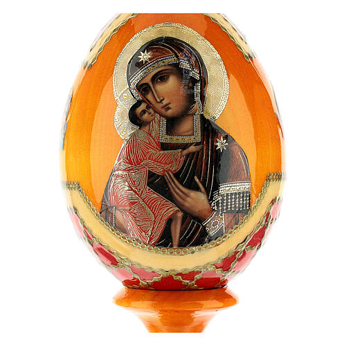Russian Egg Feodorovskaya Fabergè style 13cm 2