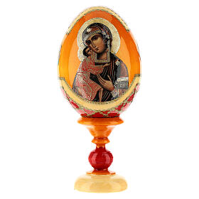 Jajko ikona rosyjska Feodorovskaya wys. całk. 13 cm styl rosyjski imperialny