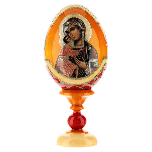 Jajko ikona rosyjska Feodorovskaya wys. całk. 13 cm styl rosyjski imperialny 1