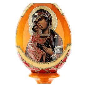 Ovo ícone russo Feoderovskaya h tot. 13 cm estilo Fabergé