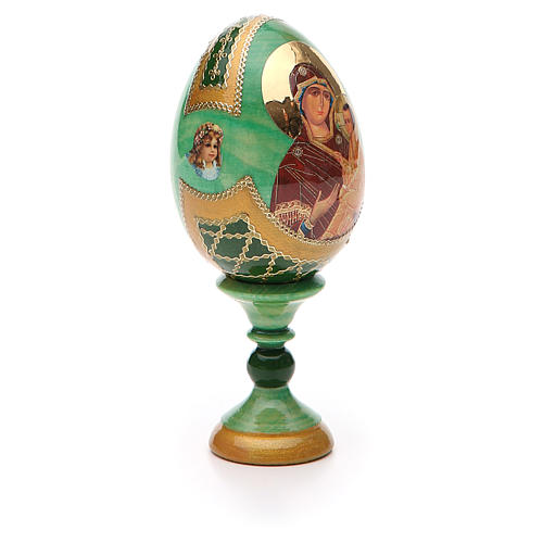 Russian Egg Tikhvinskaya Russian Imperial style 13cm 8