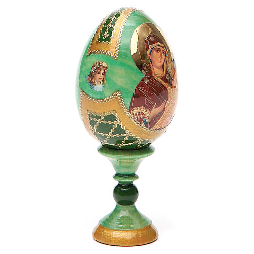 Russian Egg Tikhvinskaya Russian Imperial style 13cm 12