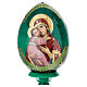 Jajko ikona rosyjska Vladimirskaya wys. całk. 13 cm styl rosyjski imperialny s2