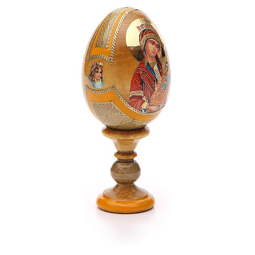 Jajko ikona rosyjska Złagodź mój smutek wys. całk. 13 cm styl rosyjski imperialny 8