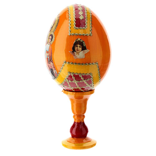 Russian Egg Self-drawn Madonna Russian Imperial style 13cm 3
