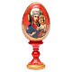 Huevo ruso de madera découpage Ozeranskaya altura total 13 cm estilo imperial ruso s9