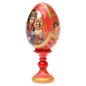 Jajko ikona rosyjska decoupage Ozeranskaya wys. całk. 13 cm styl rosyjski imperialny