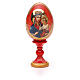 Jajko ikona rosyjska decoupage Ozeranskaya wys. całk. 13 cm styl rosyjski imperialny s5