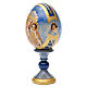 Russische Ei-Ikone, mahnende Muttergottes, russisch imperial-Stil, Gesamthöhe 13 cm s8
