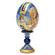 Russische Ei-Ikone, mahnende Muttergottes, russisch imperial-Stil, Gesamthöhe 13 cm s10