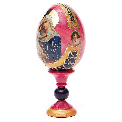 Russian Egg Protectrice of the Fallen Russian Imperial style 13cm 2