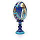 Russian Egg Our Lady of Lourdes Russian Imperial style 13cm s8