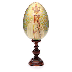Russian Egg HAND PAINTED Our Lady of Fátima 36cm