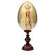Russian Egg HAND PAINTED Our Lady of Fátima 36cm s1