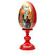 Russische Ei-Ikone, Auferstehung Jesu Christi, HANDBEMALT s2