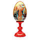 Russische Ei-Ikone, Auferstehung Jesu Christi, HANDBEMALT s5