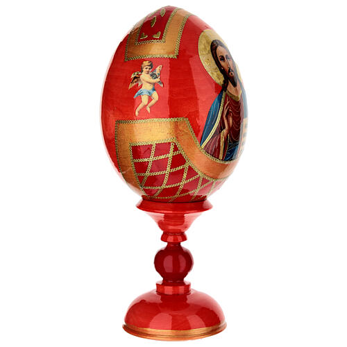 Russian Egg Pantocrator découpage, Russian Imperial style 20cm 3