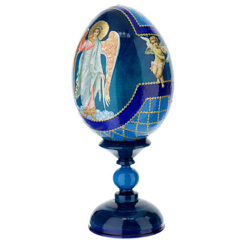 Russian Egg Angel découpage, Russian Imperial style 20cm 3