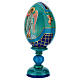 Uovo découpage russa Angelo Custode tot h 20 cm stile imperiale russo s3